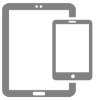 Mobile and tablet icon for Mobile Banking and Deposit