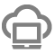 Laptop and cloud icon image for Cash Management