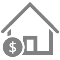House and dollar icon Image for Home