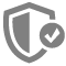 Shield with checkmark icon image for Fraud Protection