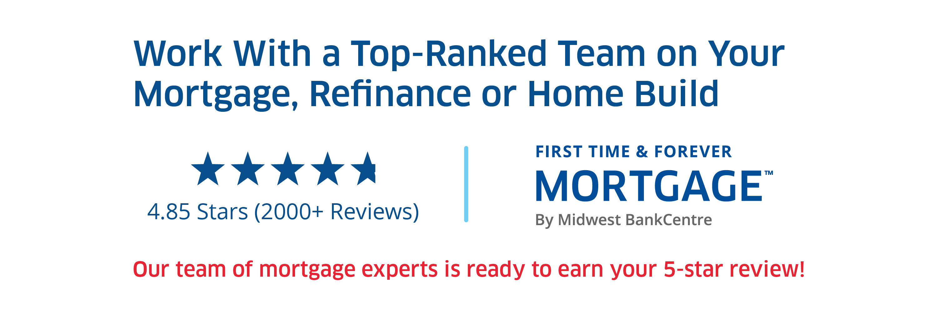 Mortgage Review Count and Star Rating